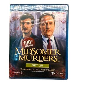 Midsomer Murders Set‎ 25 Blu-ray 3-Disc NEW Sealed 100th Episode Region 1
